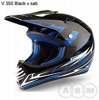 Шлем (кросс) V 350 Black v Sab VCAN (L)