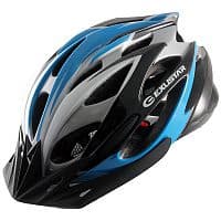 Шлем велосипедный, 23 вент. отверстия, сине-черно-белый